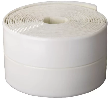 Лента бордюрная для ванн и раковин, STAYER Profi 12341-30-30, самоклеящаяся, профиль L, цвет белый, 30 х 30мм х 3,35м 12341-30-30 купить в Урае