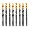Сверло по металлу, 8,5 мм, HSS-Tin, Golden Tip, 8 шт. Denzel 717220 купить в Урае