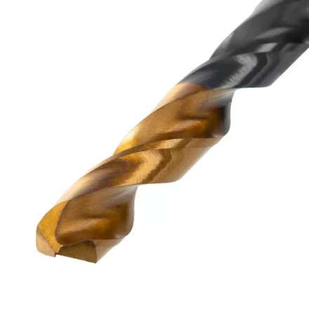 Сверло по металлу, 8,5 мм, HSS-Tin, Golden Tip, 8 шт. Denzel 717220 купить в Урае