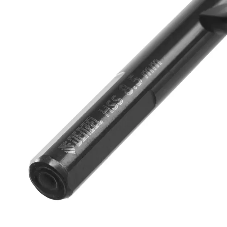 Сверло по металлу, 8,5 мм, HSS-Tin, Golden Tip, 8 шт. Denzel 717220 купить в Урае