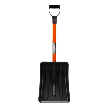 Лопата для уборки снега полипропиленовая Stels, 275х365х790 мм, стальной черенок, Россия, 61654 купить в Урае