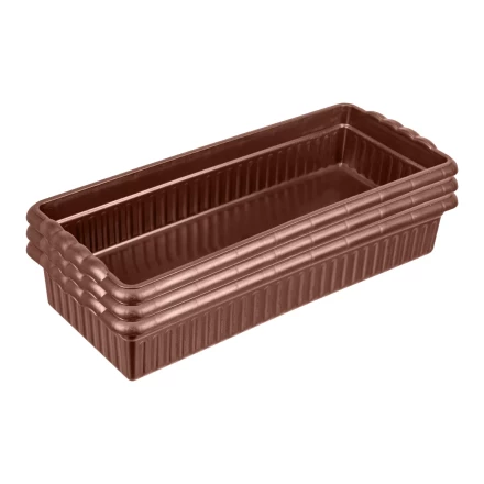 Поддон для рассады 444х185х82 мм, пластиковый, 3 шт, под 10 горшочков 460 мл. Palisad 643444 купить в Урае