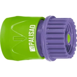 Соединитель пластмассовый быстросъемный, внутренняя резьба  3/4", аквастоп  PALISAD 66170