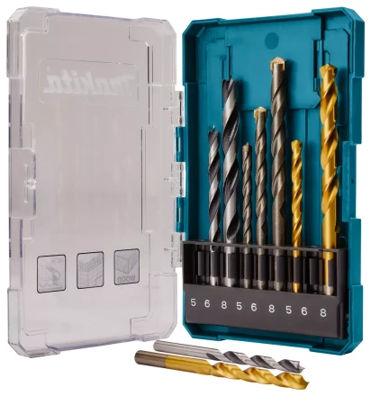 Набор сверл по металлу, дереву и бетону Makita D-71962 купить в Урае