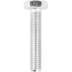 Болт ЗУБР "МАСТЕР" с шестигранной головкой, ГОСТ 7798-70, класс прочности 5.8, оцинкованный, M10x50мм, 5кг 303080-10-050