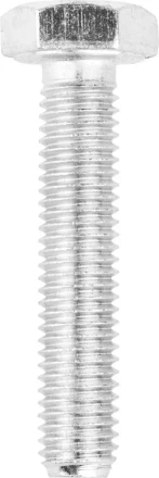 Болт ЗУБР &quot;МАСТЕР&quot; с шестигранной головкой, ГОСТ 7798-70, класс прочности 5.8, оцинкованный, M10x50мм, 5кг 303080-10-050 купить в Урае