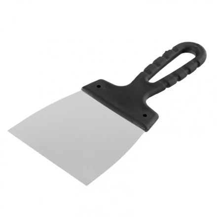 Шпательная лопатка из нержавеющей стали 100 мм пластмассовая ручка Россия 85135 купить в Урае