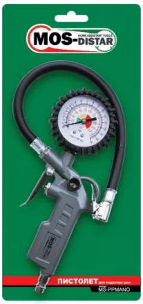 Пневмопистолет для подкачки шин с манометром MS-PPMANO MOS-DISTAR купить в Урае