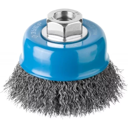 ЗУБР &quot;ПРОФЕССИОНАЛ&quot;. Щетка чашечная для УШМ, витая стальная проволока 0,3мм, 75ммхМ14 35261-075_z02 купить в Урае