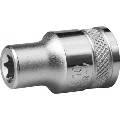 Торцовая головка KRAFTOOL "INDUSTRIE QUALITAT", Cr-V, внешний TORX, хромосатинированная, 1/2", Е 11 27810-11_z01