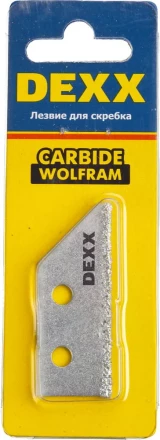 Лезвие DEXX сменное с карбидным напылением для скребка 33413, 1шт 33413-S1 купить в Урае