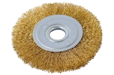 Щётка для УШМ Вихрь плоская, латунированная, 125 мм 73/1/3/45 купить в Урае