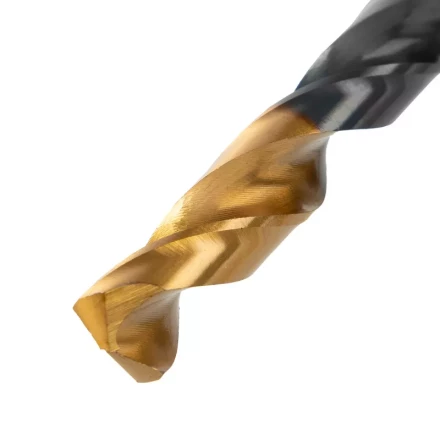 Сверло по металлу, 9 мм, HSS-Tin, Golden Tip, 8 шт. Denzel 717221 купить в Урае