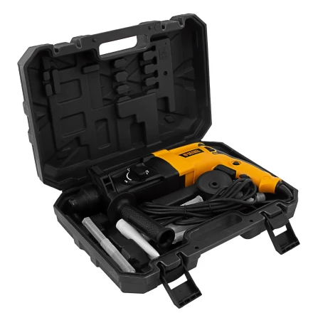Перфоратор электрический RHH-800-26  SDS-plus 800 Вт 3 Дж  3 плюс 1 режим Denzel 26607 купить в Урае