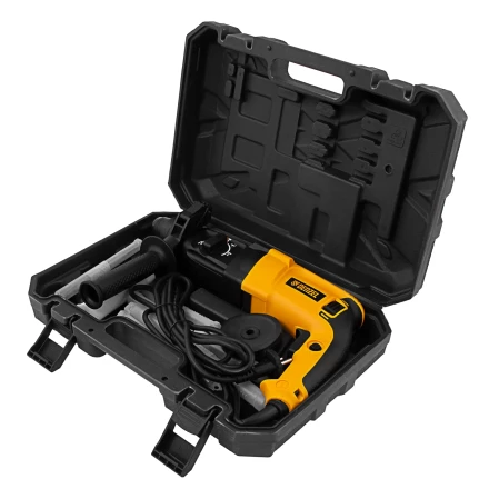 Перфоратор электрический RHH-800-26  SDS-plus 800 Вт 3 Дж  3 плюс 1 режим Denzel 26607 купить в Урае
