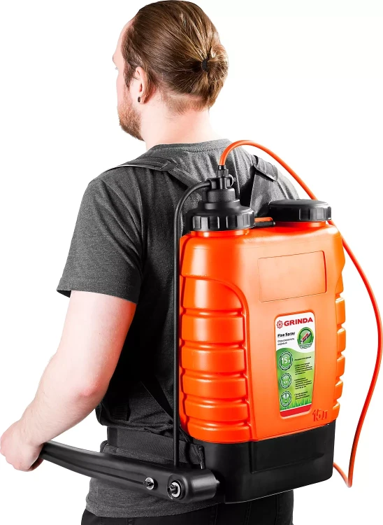 Опрыскиватель садовый GRINDA "Fine Spray", ранцевый, телескопический удлинитель, 15л 425216 купить в Урае