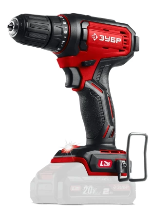 ЗУБР 20 В, 40 Нм, без АКБ (LMS), дрель-шуруповерт (ДШ-40) купить в Урае