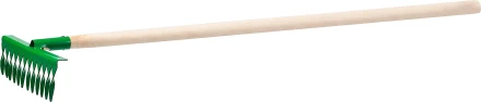 Грабли РОСТОК садовые с черенком, 12 витых зубцов 421900-12 купить в Урае