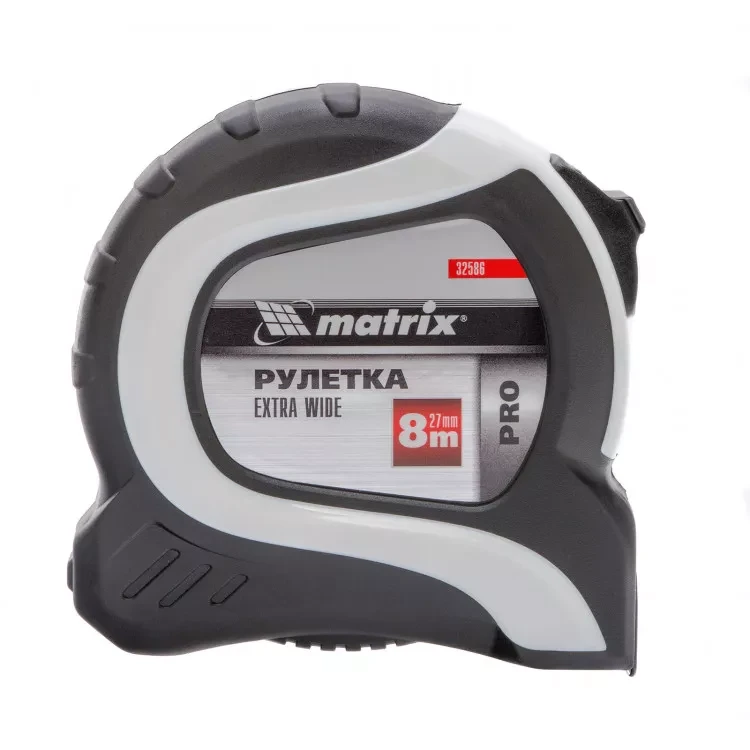 Рулетка Extra Wide 8 м x 27 мм двухкомпонентный корпус Pro Matrix 32586 купить в Урае
