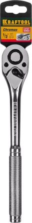 Трещотка для торцовых головок KRAFTOOL &quot;EXPERT&quot;, Сr-V сталь, 72 зубца, цельнометаллическая, 1/2&quot; 27793-1/2_z02 купить в Урае