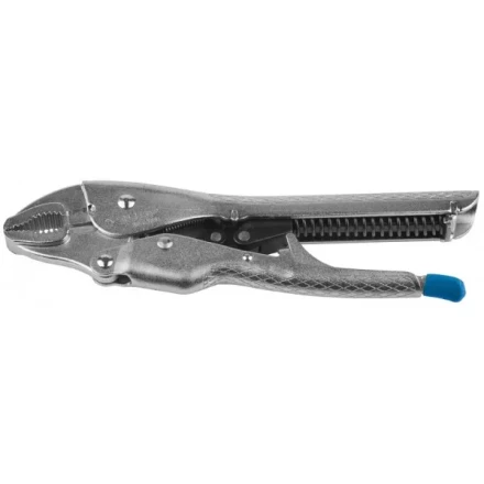 Зажим ЗУБР &quot;ЭКСПЕРТ&quot; ручной,саморегулирующиеся,автоматич захват &quot;АВТОХВАТ&quot;,Cr-V,хромир покрытие,изогнутые губки,230мм 22452-23 купить в Урае