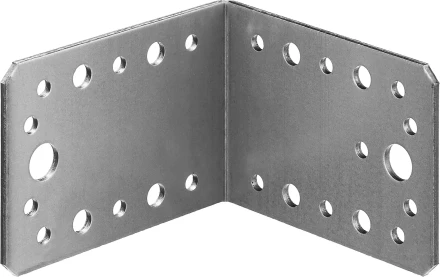 ЗУБР УК-2.5, 65 x 90 x 90 x 2.5 мм, цинк, крепежный уголок (31012-90) купить в Урае