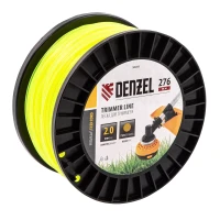 Леска для триммера круглая, 2,0мм х 276м, на DIN катушке FLEX CORD, Denzel 96269