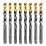Сверло по металлу, 10 мм, HSS-Tin, Golden Tip, 8 шт. Denzel 717222 купить в Урае
