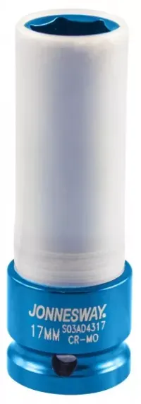 Головка ударная шестигранная 1/2" М17 для л/с дисков S03АD4317 Jonnesway 99427