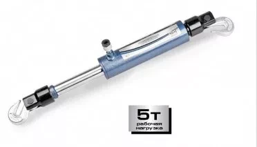 Цилиндр гидравлический 5 т стяжной усиленный с крюками STELS 51361 купить в Урае