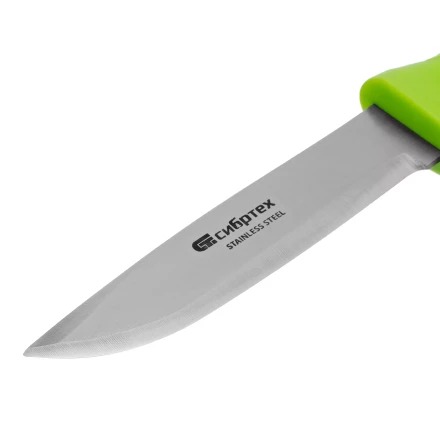 Нож-поплавок хозяйственный с чехлом, пластиковая рукоятка, 230 мм Сибртех 79019 купить в Урае