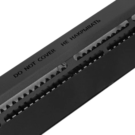 Конвектор электрический плинтусный Denzel ATRIC-300, 230 В, 300 Вт, ТЭН, черный 98135 купить в Урае