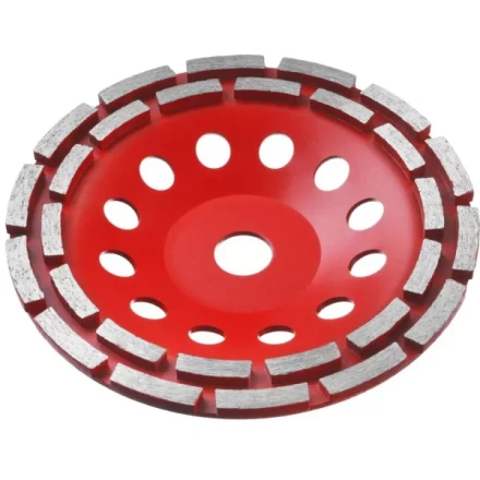 Чашка алмазная шлифовальная по бетону ЗУБР &quot;МАСТЕР&quot; сегментная двухрядная, 180мм 33376-180 купить в Урае