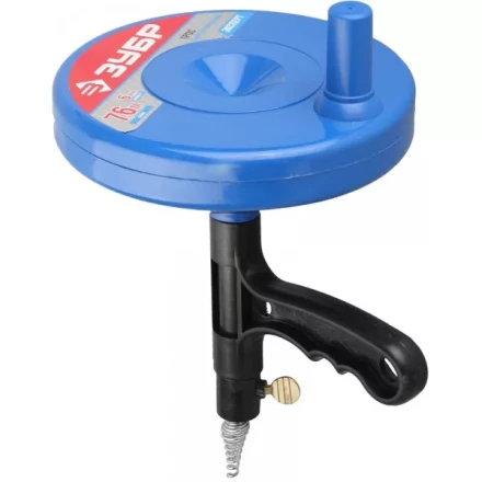 Трос ЗУБР &quot;ЭКСПЕРТ&quot; сантехнический в пластиковом корпусе длина 7,6 м, диаметр 6 мм 51907-08 купить в Урае