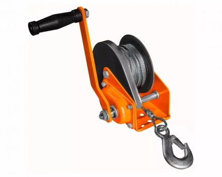 Лебедка ручная барабанная с тормозом Magnus-Profi LRT-800, 800 кг, канат 10 м купить в Урае