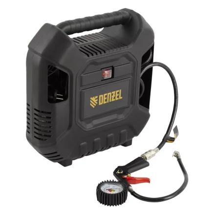 Компрессор воздушный DL1100 1.1 кВт, 180 л/мин, с набором аксессуаров Denzel 58005 купить в Урае