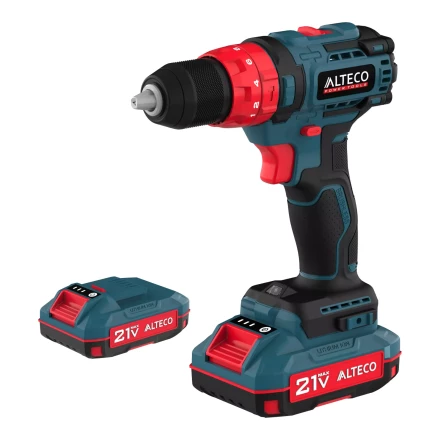 Бесщеточная аккумуляторная ударная дрель-шуруповерт ALTECO CID 21-45 BL X2 78080 купить в Урае