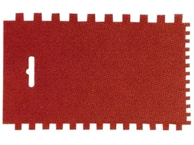 Шпатель пластмассовый малярный 170х115 мм зубчатый MATRIX 86006 купить в Урае