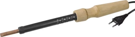 Электропаяльник с деревянной рукояткой, 100Вт 55407-100 купить в Урае
