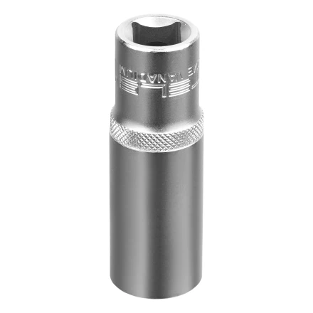 Головка торцевая удлиненная, 18 мм, шестигранная, CrV, под квадрат 1/2 Stels 13881 купить в Урае