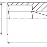 Головка торцевая глубокая 1/2"DR 12 мм S04HD4112 Jonnesway 47235 купить в Урае