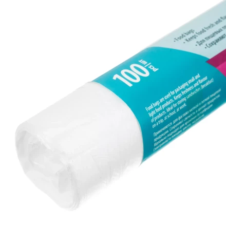 Пакеты для бутербродов, 400 x 260 мм, 100 шт, рулон, Home Palisad 950075 купить в Урае