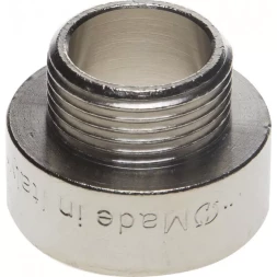 Переходник GENERAL FITTINGS удлиненный цилиндрический, никелированная латунь, 1" х 3/4" 51083-1-3/4