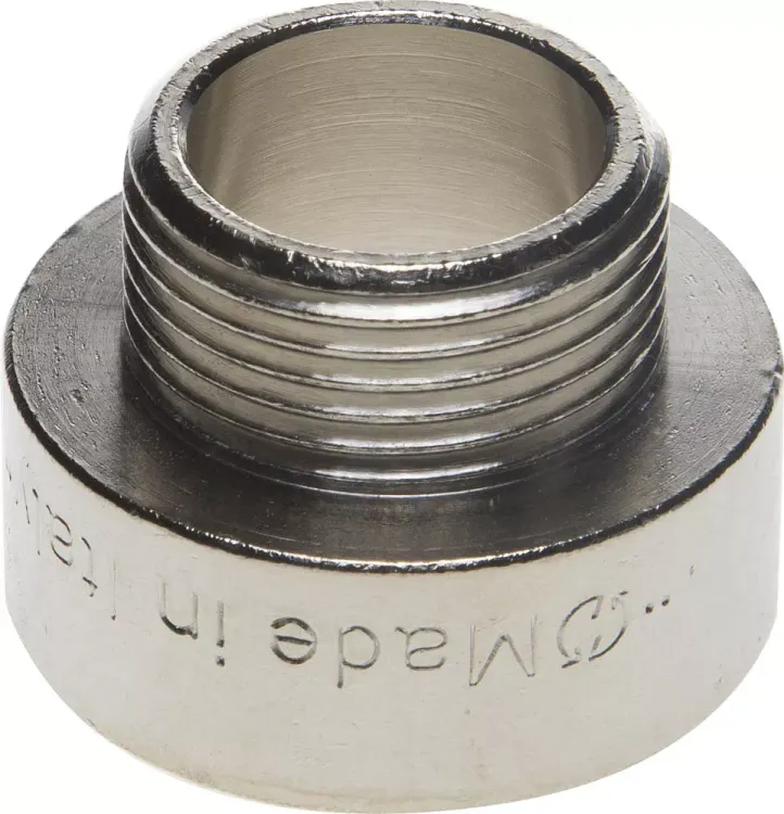 Переходник GENERAL FITTINGS удлиненный цилиндрический, никелированная латунь, 1" х 3/4" 51083-1-3/4 купить в Урае