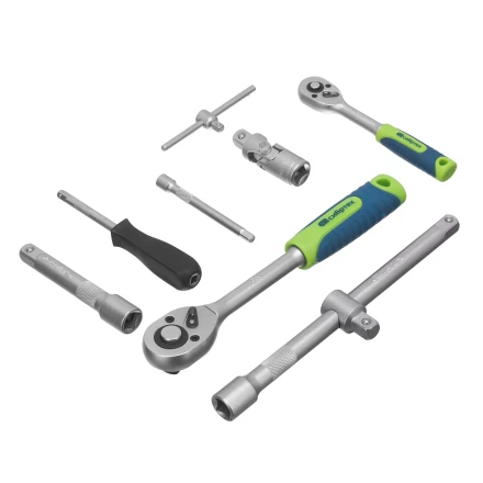 Набор инструментов Сибртех 13389, 1/2&quot;, 1/4&quot;, 108 предметов купить в Урае
