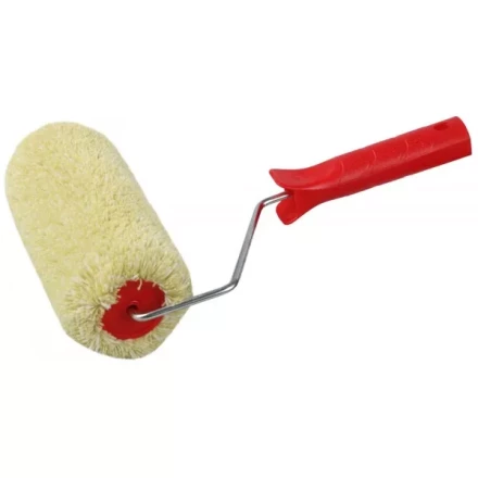 Валик фасадный ЗУБР &quot;ЭКСПЕРТ&quot; УНИВЕРСАЛ СИНТЕКС малярный в сборе, полиакрил, бюгель 8мм, 68х180мм 03502-18 купить в Урае