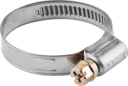 Хомуты ЗУБР &quot;ЭКСПЕРТ&quot;, нерж. сталь, накатная лента 9 мм, 20-32 мм, 5 шт 3787-20-32 купить в Урае