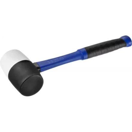 Киянка ЗУБР &quot;ПРОФЕССИОНАЛ&quot; резиновая черно-белая, с фиберглассовой ручкой, 680г 20532-680 купить в Урае