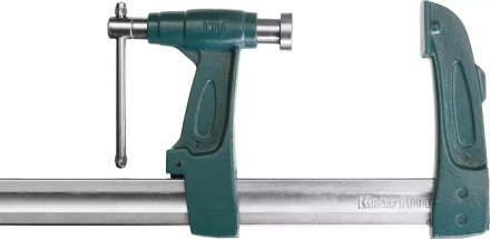 Струбцина KRAFTOOL тип &quot;F&quot;, с мультипликаторной прижимной втулкой, 125х600 мм 32013-125-600 купить в Урае
