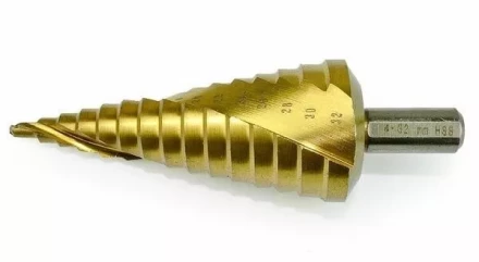 Сверло ступенчатое HSS TiN с спиральным желобком, 4-32x102, 6 мм (Makita D-40191) купить в Урае